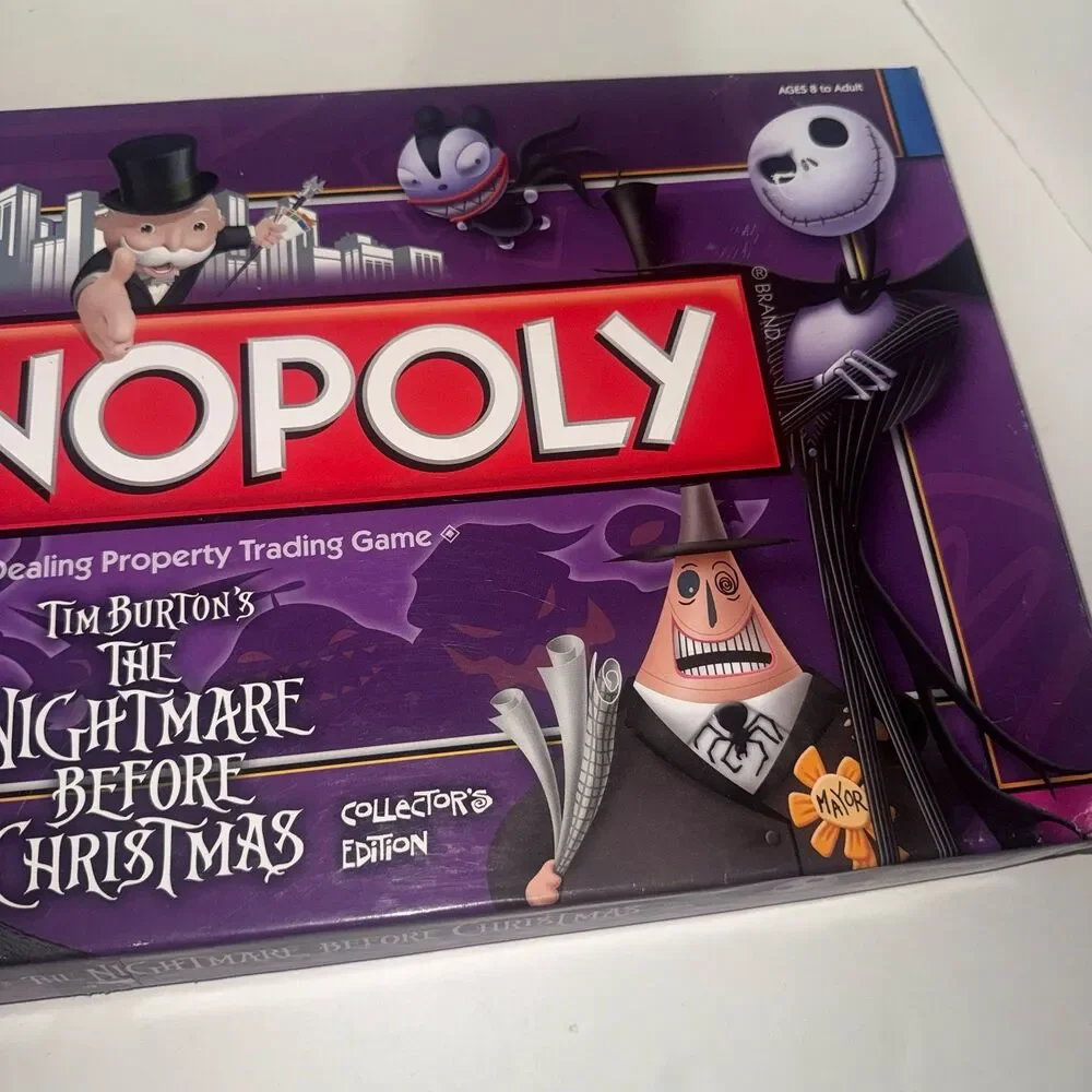 2009 Monopoly - The Nightmare Before Christmas: Collector's Edition w Tokens